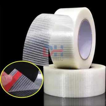 Băng keo Sợi Thủy Tinh Size : 20mm - 30mm - 50mm (1 Cuộn dài 50m)